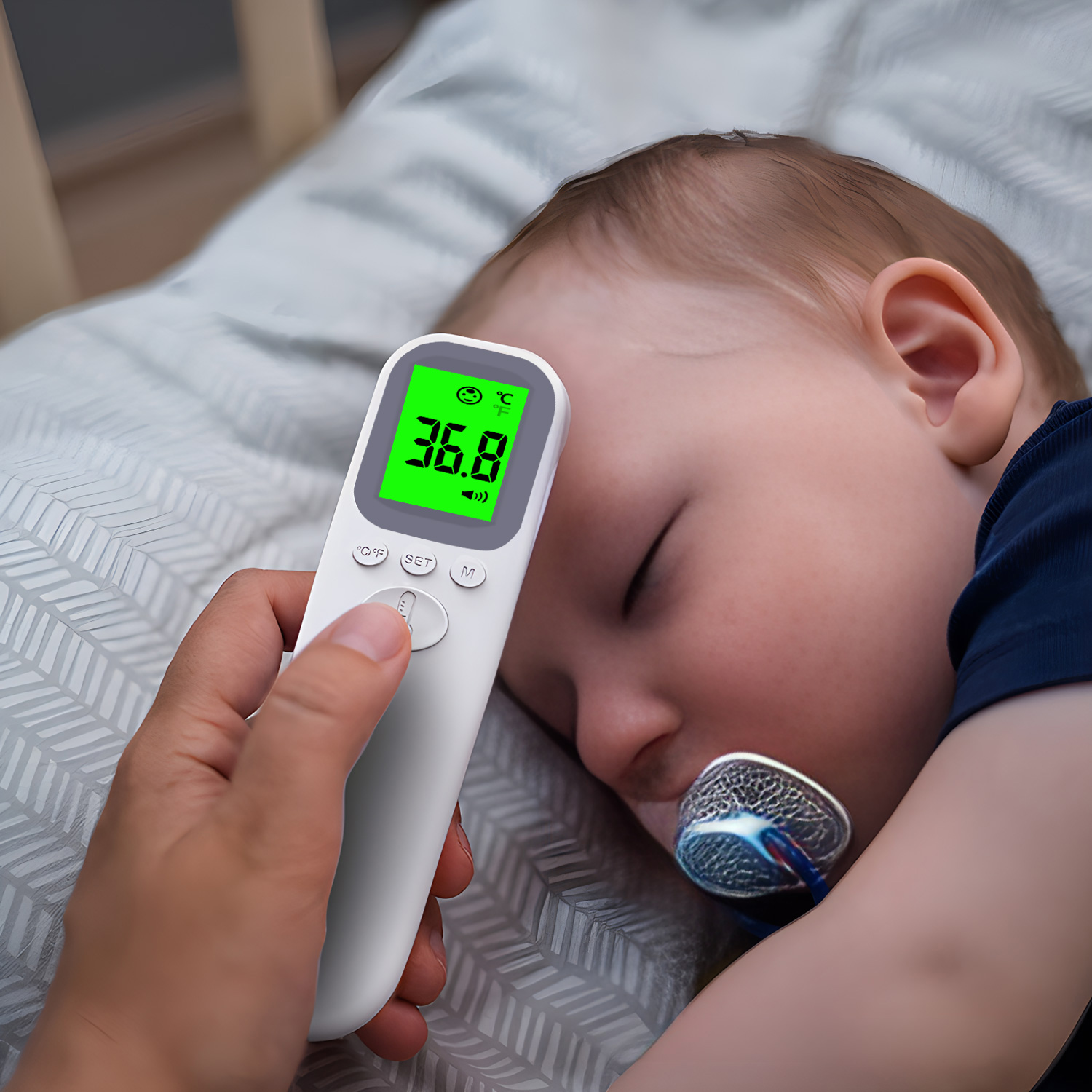 Pulse Oximeter - Cyfrowy termometr na podczerwień, medyczny, domowy,