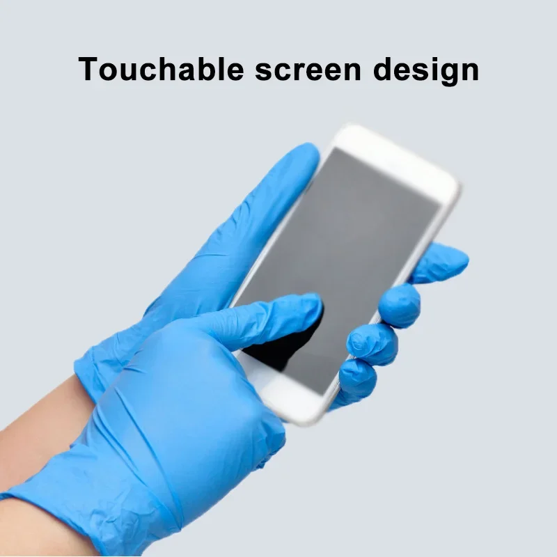 100 SZTUK Niebieskich Nitrylow – Medical Gloves recenzja i cena