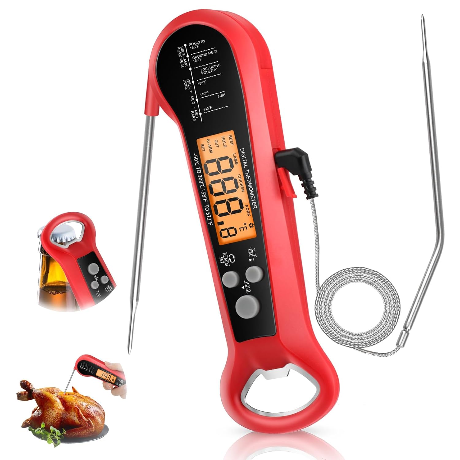 Profesjonalny cyfrowy termomet – Thermometer Digital recenzja i cena